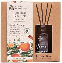 Набір "Кориця та апельсин" - La Casa De Los Aromas Reed Diffuser XL Botanical Home Box Cinnamon & Orange — фото N2