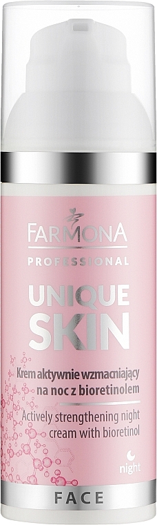Активний зміцнювальний нічний крем з біоретинолом - Farmona Professional Unique Skin Actively Strengthening Night Cream With Bioretinol — фото N1