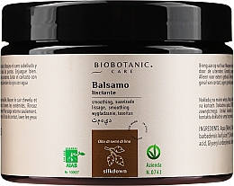 Бальзам для волосся з лляною олією - BioBotanic Silk Down Smoothing Balm — фото N3