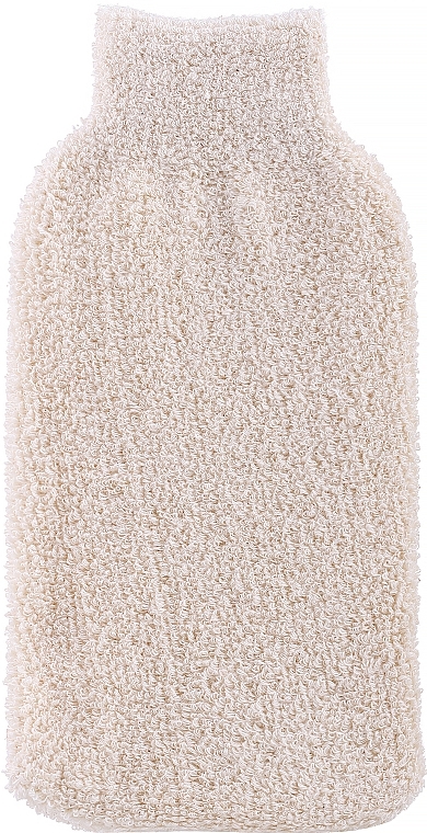 Бавовняна мочалка-рукавичка для тіла, біла - RedRings Cotton Pouch — фото N1