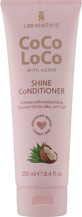 Зволожувальний кондиціонер для волосся - Lee Stafford Сосо Loco Shine Conditioner with Coconut Oil — фото N2