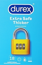 Презервативи потовщені, 18 шт. - Durex Extra Safe — фото N1