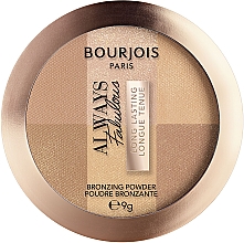 Пудра бронзирующая для лица - Bourjois Always Fabulous Bronzing Powder — фото N1