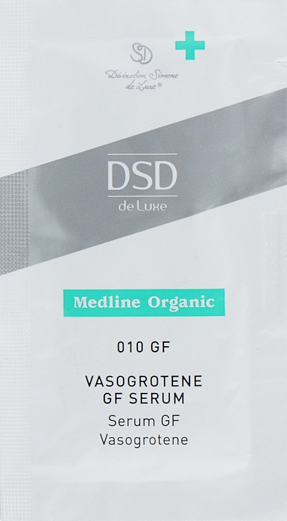 Сироватка "Вазогротен" з факторами зростання № 010 - Simone DSD de Luxe Medline Organic Vasogrotene Gf Serum (пробник) — фото N1