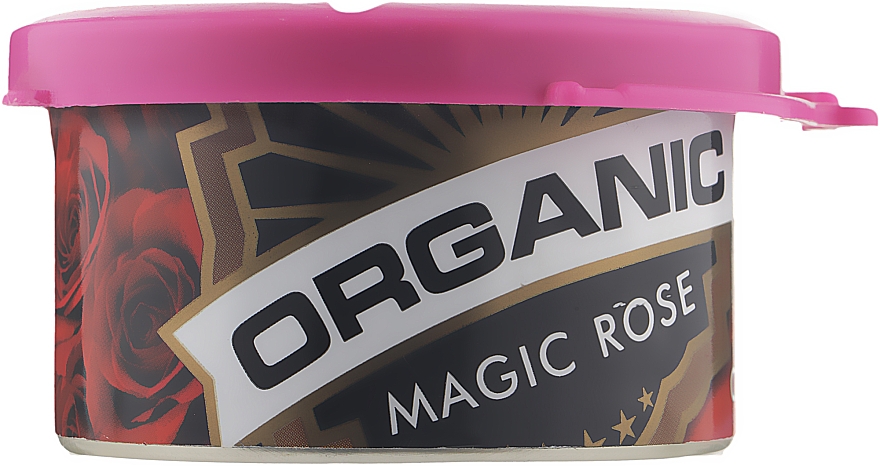 Автомобильный сухой ароматизатор в банке "Magic Rose" - Tasotti Organic — фото N1