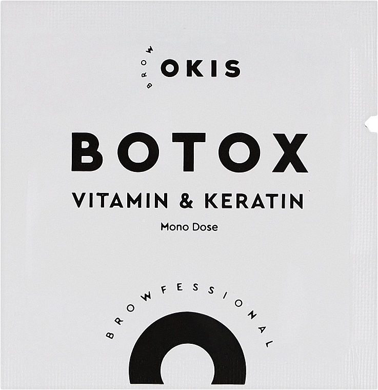 Ботокс для брів і вій - Okis Brow Botox Vitamin & Keratin (пробник) — фото N1