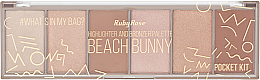 Парфумерія, косметика Палітра хайлайтерів - Ruby Rose Beach Bunny Highlighter And Bronzer Palette *