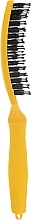 Щетка для волос комбинированная, желтая - Olivia Garden Fingerbrush Combo Nineties Sweet Lemonade — фото N2