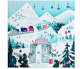 Духи, Парфюмерия, косметика Адвент-календарь, 24 предмета - Essie Advent Calendar Express Train
