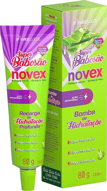 Увлажняющий крем для волос - Novex Super Aloe Vera Recharge — фото N1