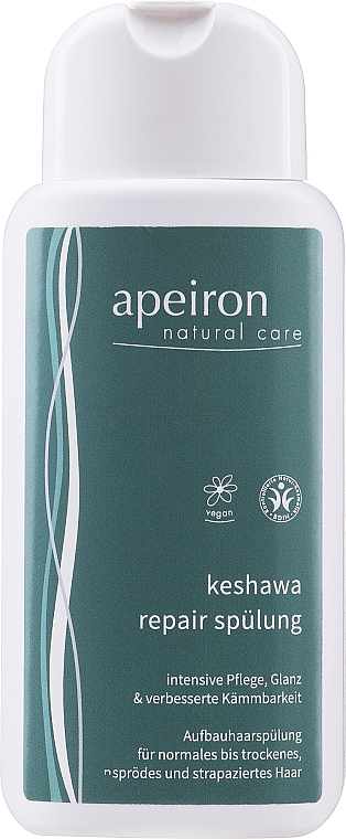 Кондиціонер для сухого і нормального волосся - Apeiron Keshawa Repair Conditioner — фото N3