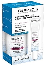 Набор - Dermedic Redness Calm For Over-Reactive Couperose-Affected Skin (f/cr/40ml + f/foam/170ml) — фото N1