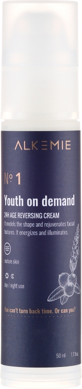 Омолоджувальний ліфтинг-крем для обличчя - Alkemie Youth On Demand 24H Age Reversing Cream — фото N2