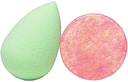 Парфумерія, косметика Набір - Beautyblender All The Toppings Blend & Cleanse Set (sponge/1pcs + soap/16g)