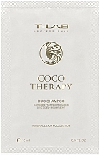 Парфумерія, косметика Шампунь для волосся - T-Lab Professional Coco Therapy Duo Shampoo (пробник)