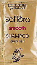Шампунь для выпрямления волос - Demira Professional Saflora Smooth (пробник) — фото N1