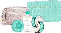 Парфумерія, косметика Набір Bvlgari Omnia Paraiba - Zestaw (edt/65ml + b/lot/75ml + soap/75g + bag)