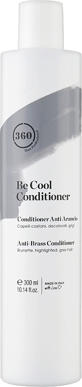 Кондиціонер для тонування темного, освітленого або сивого волосся - 360 Be Cool Conditioner — фото N1