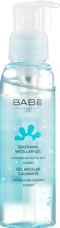 Мицеллярный гель для деликатного очищения в тревел формате - Babe Laboratorios Soothing Micelar Gel Travel Size — фото N1