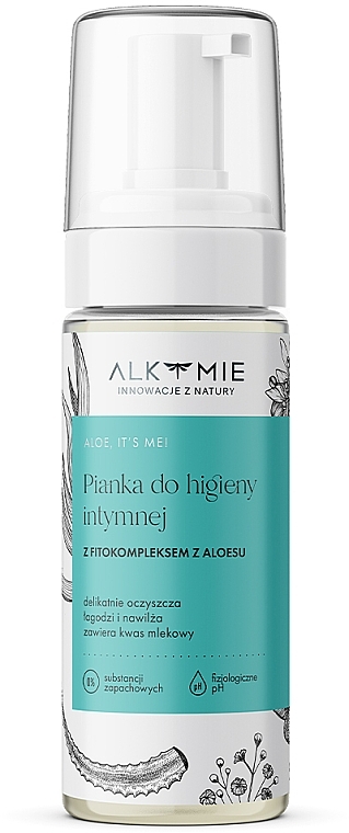 Пінка для інтимної гігієни - Alkemie Aloe It's Me! Intimate Foam — фото N2