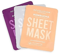 Набор масок для комбинированной кожи - Revolution Skincare (f/mask/3pcs) — фото N2