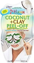 Парфумерія, косметика Маска-плівка для обличчя "Кокос і глина" - 7th Heaven Coconut & Clay Peel Off Mask