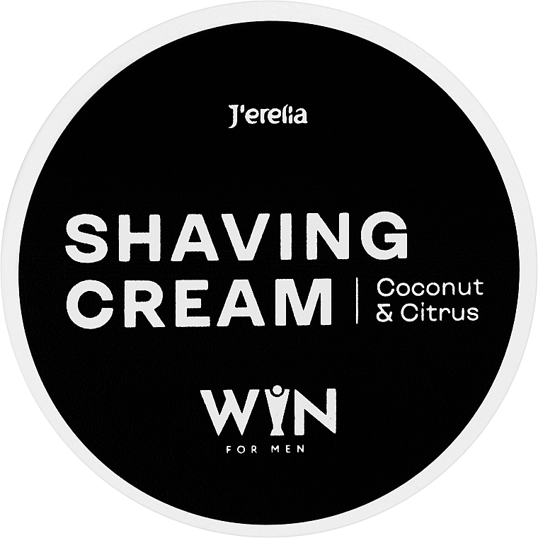 Увлажняющий крем для бритья - J'erelia Win For Men Shaving Cream — фото N1