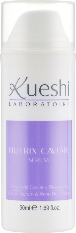 Сироватка з екстрактом чорної ікри - Kueshi Nutrix Caviar Serum Caviar Y Resveratrol — фото N2