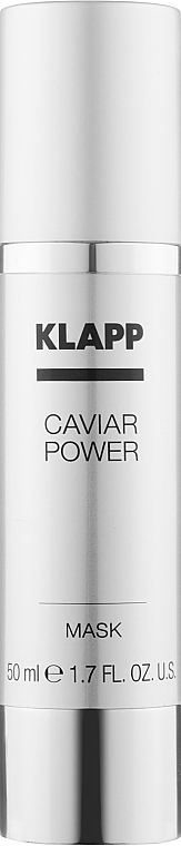 Маска для обличчя "Енергія ікри" - Klapp Caviar Power Mask