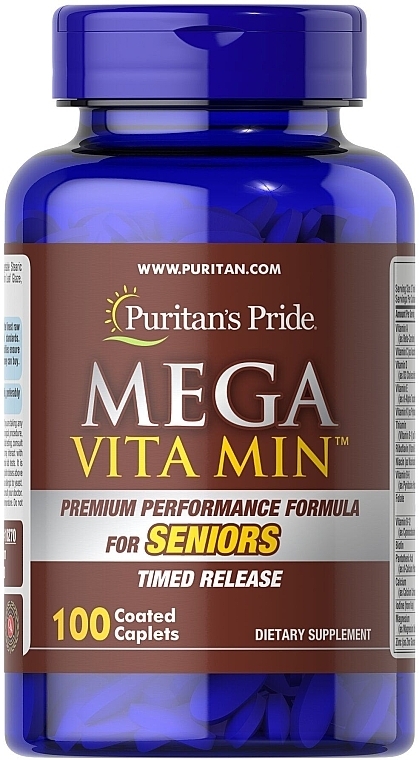 Дієтична добавка для людей похилого віку - Puritan's Pride Mega Vita-Min — фото N1