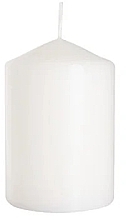Свеча цилиндрическая 70x100 мм, белая - Bispol — фото N1