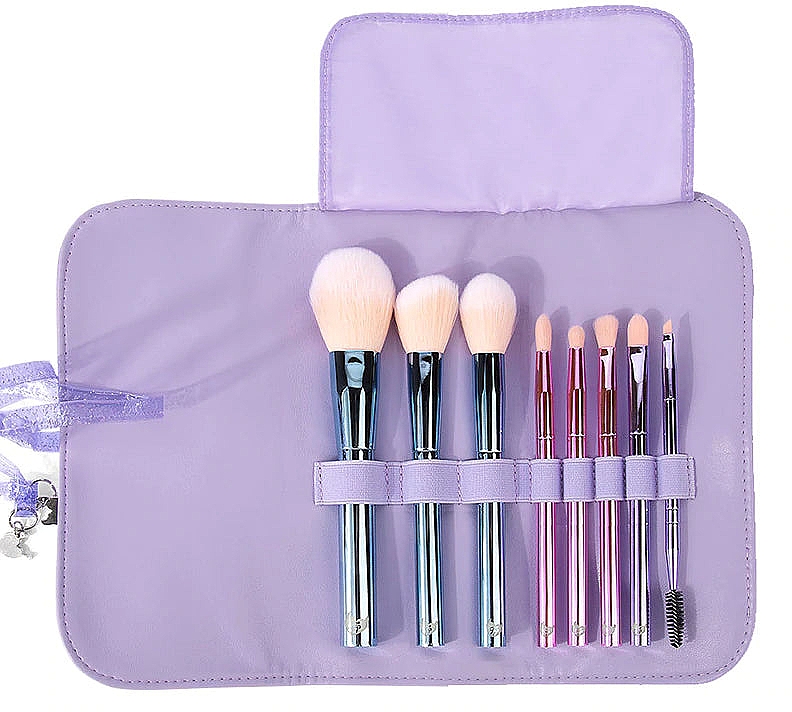 Набор кистей для макияжа, 8шт. - BH Cosmetics X Iggy Azalea The Total Package 8 Piece Face & Eye Brush Set — фото N3