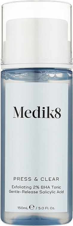 Отшелушивающий ВНА-тоник с 2% инкапсулированной салициловой кислотой - Medik8 Press & Clear — фото N1