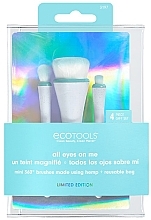Парфумерія, косметика Набір мініпензлів для макіяжу з косметичкою - EcoTools All Eyes On Me Mini 360 Ultimate Brush Kit