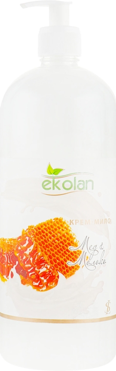 Крем-мило "Мед-молоко" - Ekolan — фото N1
