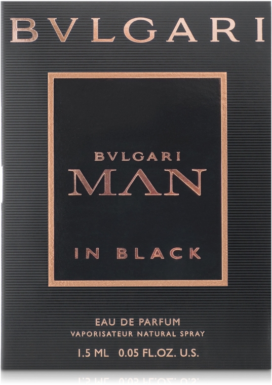 Bvlgari Man In Black - Парфюмированная вода (пробник) — фото N3