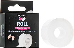 Білий нетканий пластир в котушці "Roll non-wowen" - Milplast — фото N1
