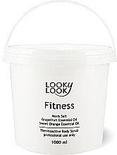 Парфумерія, косметика УЦІНКА Термоактивний сольовий скраб - Looky Look Fitness Thermoactive Body Scrub*