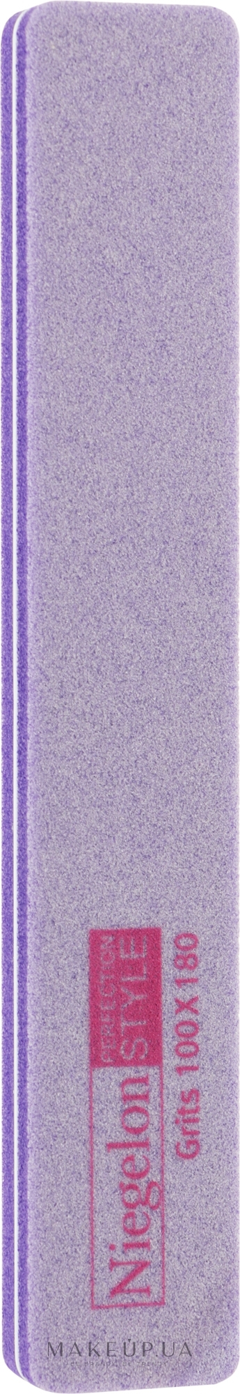Пилочка для ногтей двухсторонняя минеральная 06-0594 - Niegeloh Solingen — фото Фиолетовый