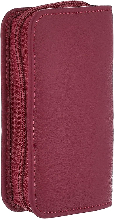 Манікюрний набір, 5 предметів "Siena", на блискавці, pink - Erbe Solingen Manicure Zipper Case — фото N2