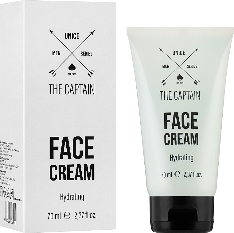 Крем для обличчя для чоловіків - Unice The Captain Face Cream — фото N2