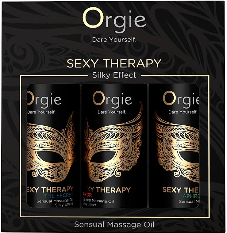 Набір масажних олій - Orgie Sexy Therapy Mini Size Collection (massage/oil/3x30ml) — фото N1