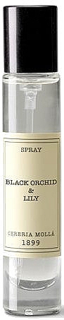 Cereria Molla Black Orchid & Lily - Набор (spray/15ml + acc) — фото N2