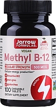 Харчові добавки - Jarrow Formulas Methyl B-12 Cherry Flavor 500 mcg — фото N1