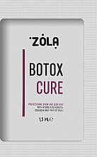 Парфумерія, косметика Ботокс для брів і вій - Zola Botox Cure (саше)