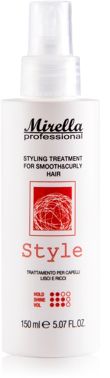 Засіб для укладання прямого та в'юнкого волосся - Mirella Professional Style Styling Treatment — фото N1