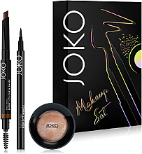 Духи, Парфюмерия, косметика Набор - Joko Makeup Set 1 (eyeliner/5g + eye/shadow/5g + brow/pencil/5g)