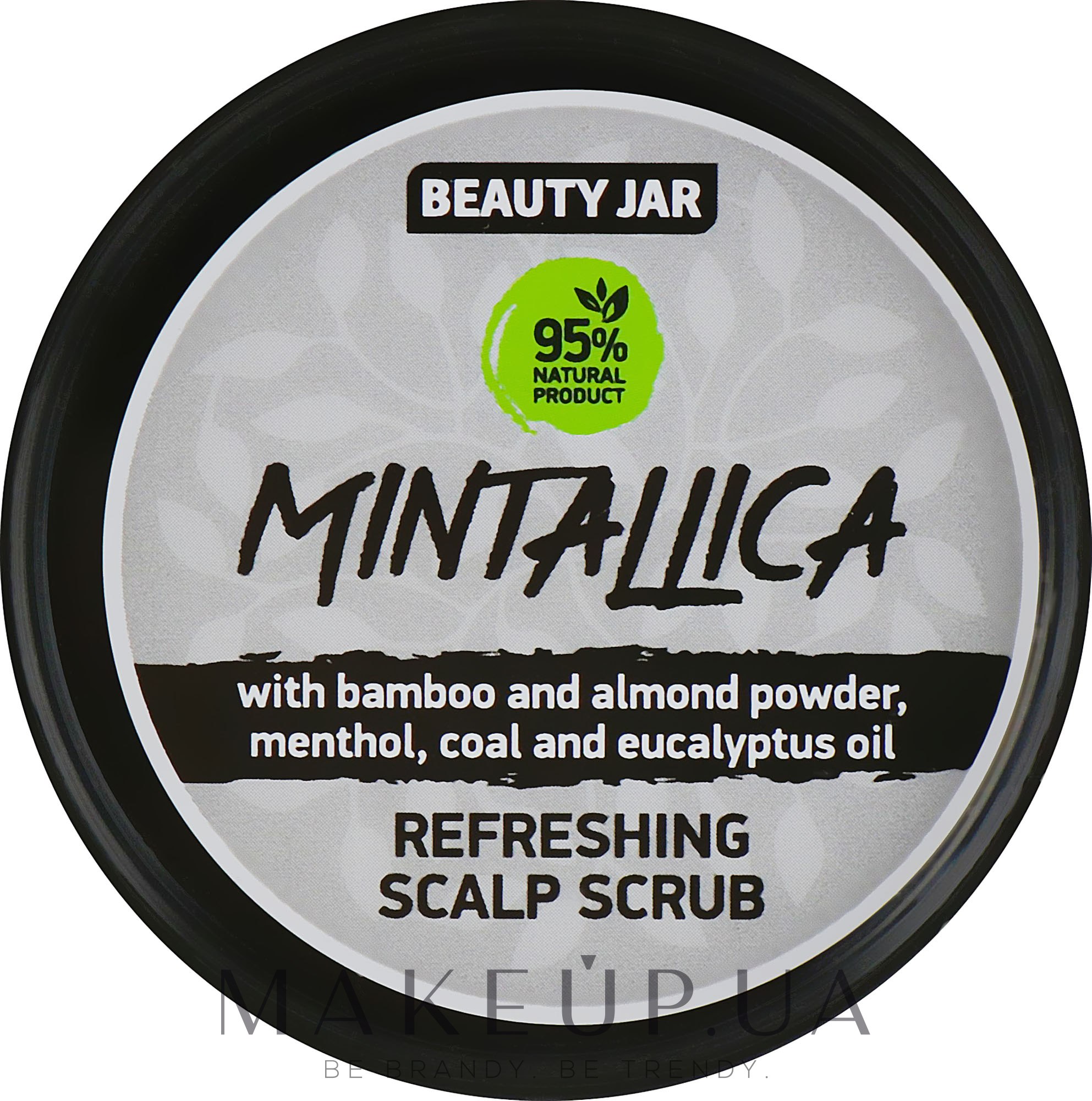 Очищувальний скраб-шампунь для шкіри голови "Mintallica" - Beauty Jar Refreshing Scalp Scrub — фото 100g