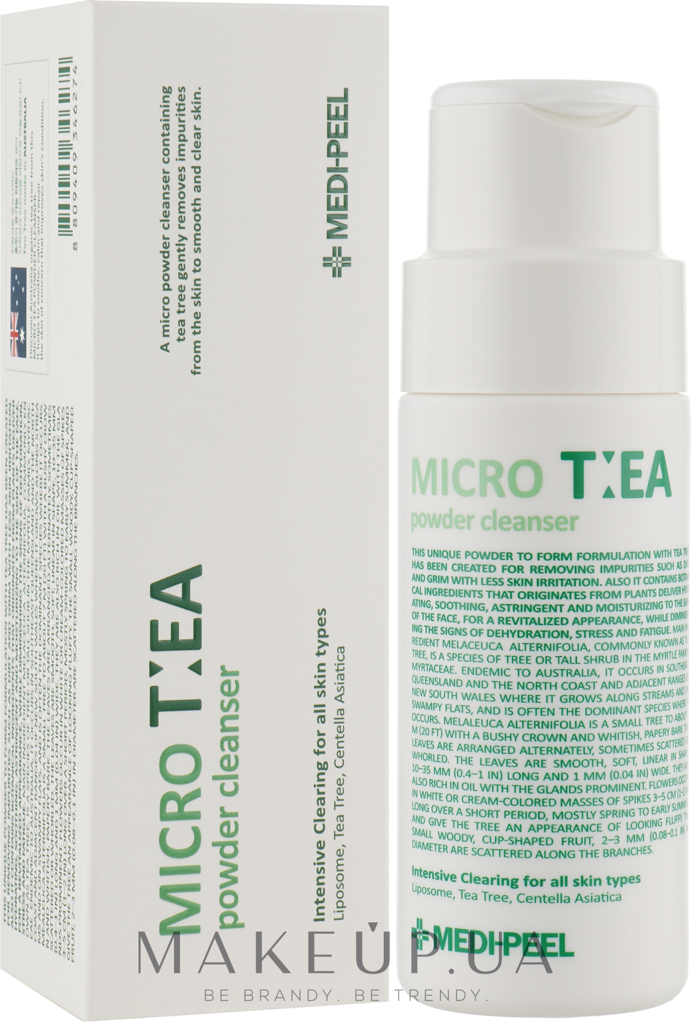 Глибоко очищувальна ензимна пудра - Medi Peel Micro Tea Powder Cleanser — фото 70g