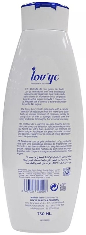 Гель для душа "Лавандовое масло" - Lovyc Lavander Oil Shower Gel — фото N2